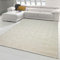 Teppich-Traum Schlichter Designerteppich dezent Gemustert modernes orientalisches Design Creme Größe 160x230 cm