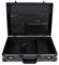 AR BRAND EST. 2021 Maletín de aluminio para negocios, oficina, viajes, trabajo, ordenador portátil, Black, 45.5 x 33 x 12 cm, Duradera