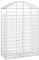 SDWEHO7 Gabione Hochbogen Gabionenwand Steinzaun Steinkorb Drahtkorb Gabionenkörb Gabionen Zaun Säulengabione Steingabionen Gabionensteine, 100x50x140/160 cm Verzinktes Eisen