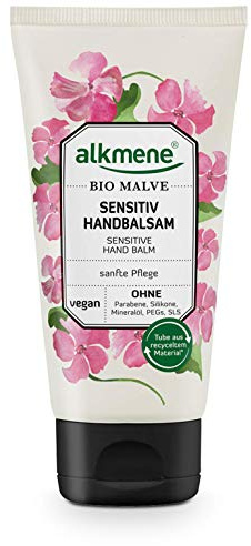 alkmene Sensitiv Handbalsam mit Bio Malve, Handcreme, für sensible Haut, 75 ml - 1er Pack (1 x 75 ml)