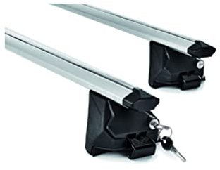 Green Valley 2 Barre da Tetto Alluminio EDGE 112 cm – Veicoli con Barre Longitudinali Railing Chiuso - Capacità 100 kg