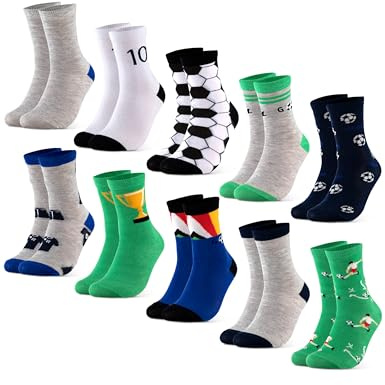 Occulto Calcetines Colores para Niño y Niña 10 Pares (modelo: Fantasia)