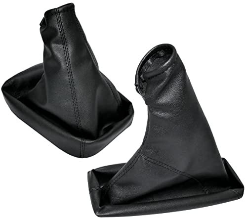 AERZETIX - C57835 - Schalthebel bag - schaltsack - schaltmanschette und handbremssack - kompatibel mit Opel Meriva A von 2003 bis 2010 - farbe : schwarz - aus kunstleder