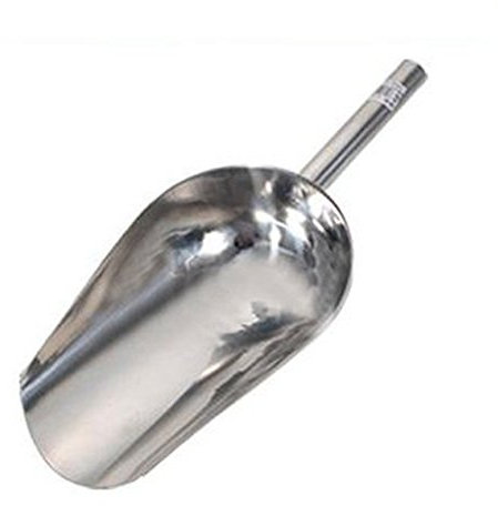 Oikabio Pelle à glace en acier inoxydable - Pelle à farine - Pelle à café - Pelle à thé - Pelle doseuse