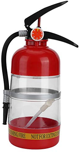 2L Whiskey Decanter, Portable Fire Extinguisher Container Funny Beer Dispenser for Home Party Beer Dispenser Barrels Bar Beverage Liquor Rack Machine for Wine Spirits Drinks
