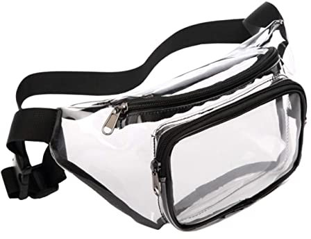 GLSTOY wasserdichte Gürteltasche Aus PVC-Material Transparent Für Handys Snacks Und Sonnenbrillen Mit Verstellbarem Schultergurt Für Fitness Laufen Und Outdoor-aktivitäten