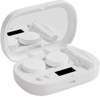 Nettoyant doux pour lentilles - Solution de nettoyage douce, liquide de soin pour lentilles de contact, formule de rinçage visuel, machine de soin quotidien | Accessoires de soins oculaires pour