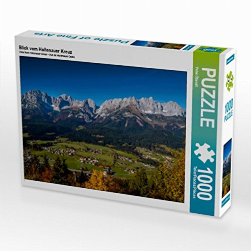 CALVENDO Puzzle Blick vom Hollenauer Kreuz 1000 Teile Puzzle quer | Lege-Größe cm Foto-Puzzle für glückliche Stunden