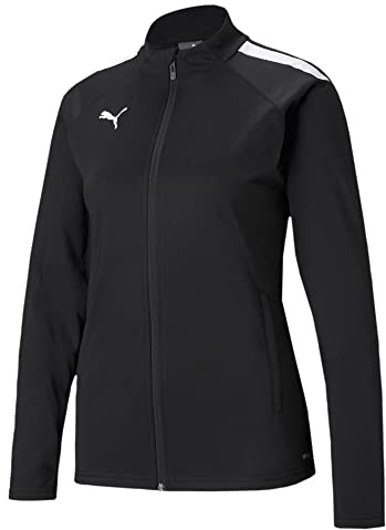 PUMA Veste d'entraînement Teamliga W Pull Femme, Veste de survêtement à zip, Noir, Taille S