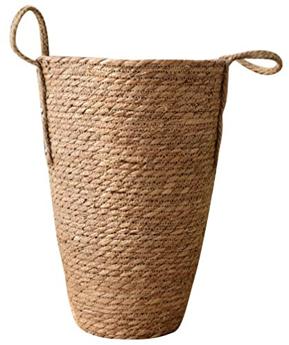 Cabilock Panier De Fleurs Tissé Main Rotin Panier Décoratif pour Fleurs Et Rangement pour Bureau Salon Balcon Et Décoration De Fête