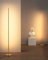 EDISHINE 2 Stück LED Stehlampe Dimmbar, Minimalistische Ecklampe Wohnzimmer, Stehleuchte Modern mit Fußschalter, 3000K Warmweiß, 146cm Lichtsäule für Schlafzimmer, Spielzimmer, Büro, Lesesaal, Golden