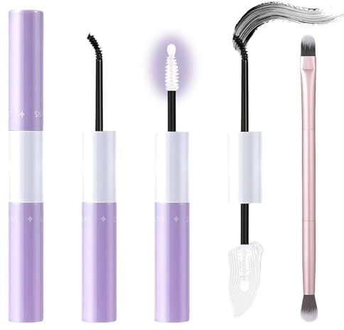 4 Piezas 2 En 1 Pegamento De Pestañas Pegamento Para Pestañas Fuerte Adherencia Resistente Agua Sudor Duradero Fácil Usar Ideal Para Pegar Y Sellar Pestaña Postizas Incluir 1 Brocha De Maquillaje