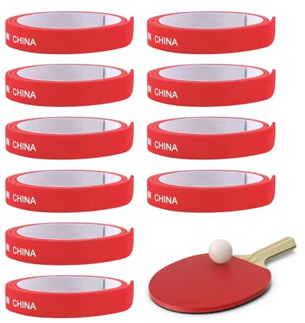 Banda de tenis de mesa – Protector adhesivo de borde de paleta 45x1x0,15 cm, banda protectora absorbente de golpes, protección duradera del marco de raqueta | Accesorio deportivo para pra
