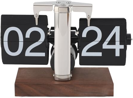 Schimer Digital Flipklocka Elegant Mekanisk Design för Vardagsrum 24H
