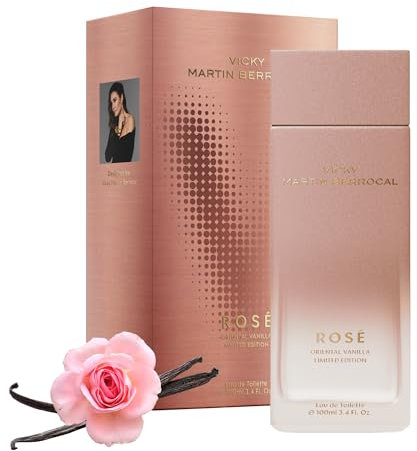 VICKY MARTIN BERROCAL | Eau de Toilette ROSÉ 100ml | Perfume Mujer | Fragancia Fresca y Floral Edición Limitada | Notas de Rosa y Vainilla