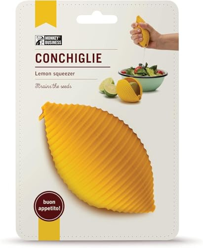 Divertente spremiagrumi in silicone a forma di pasta/succo massimo senza disordine/facile da usare e facile da pulire – Previene schizzi indesiderati e trattiene anche i nuclei!