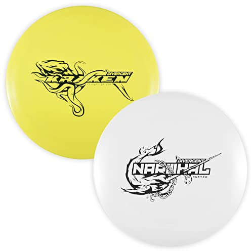 Divergent Discs 2-Disc Beginner Disc Golf Starter Set - Putter and Driver Discs
