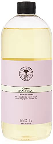Neal's Yard Remedies Citrus Hand Wash | Cleanse & Refresh for Beautifully Scented Hands | 950ml