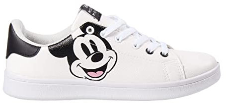 CERDÁ LIFE'S LITTLE MOMENTS Mickey Mouse Weiße Kinder Turnschuhe für Jungen | Sportliche Sneakers mit Stil und optimalem Tragekomfort Sneaker, 38 EU