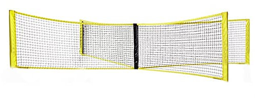 pickleball - tennis portable avec quatre croix carrées - padminton volleyball multifonction pour extérieur jardin plage Fulenyi