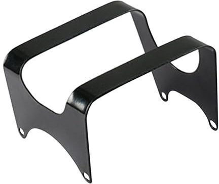 Ölkanisterhalterung – Öltankhalterung aus Eisen | Mäher-Öltankhalterung | Mähmaschine Zubehör Tankhalter für Freischneider Ölkanne Träger Eisen schwarz für Grastrimmen im Freien