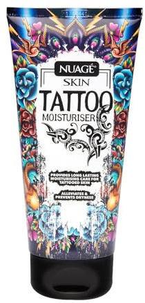 150ml Tattoo Moisturiser – Aftercare Cream in Tube for New & Existing Tattoos – Hydrating, Soothing & Fast-Absorbing Formula