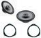 Hertz LINEA UNO Altoparlanti coassiali da 165 mm X165 (220 W) + supporti casse ALFA Mito Anteriore 165 cm