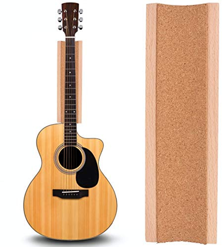 FOLOSAFENAR Strumento Liutaio Poggia Manico per Chitarra Sana, per Gli Amanti della Musica, per Chitarre Bassi Ukulele Mandolino Banjo(Wood Color)