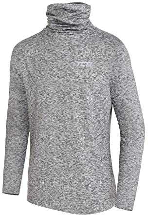 TCA Jungen Warm-Up Trichterhals Thermo Laufshirt - Hellgrau, 12-14 Jahre