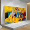 Grand tableau mural abstrait moderne sans cadre, impression d'art mural Picasso, célèbre peinture sur toile pour salon, décoration d'intérieur, 100 x 200 cm, sans cadre