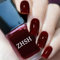DMQ Cherry Red Nail Polish, Quick Dry Burgundy Red Nail Color, Long Lasting Chip Resistant Non-Toxic Gel Polish For Women DIY Nail Art Manicure - No Bake