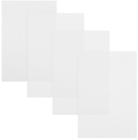 CAXUSD 4 Stück Reinigungskarten für Scheckscanner Effiziente und Ölrückstände Entfernen Tragbare Reinigungskarten für Finanzbüros Geldautomaten und Verkaufsautomaten