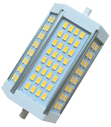 Aluminium LED R7S-glödlampa tretusen ljusutgång 30 W krafteffektivt alternativ till 300 W majsljus omedelbar installation grön metallhalogenlampa