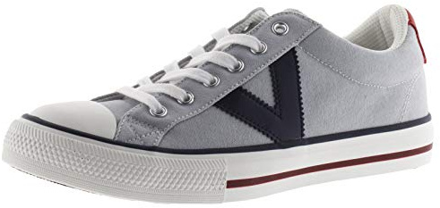 victoria Basket Unisex Tribu Lona & Logotipo En Contraste & Puntera De Goma 1065164 para Adulto Gris 40