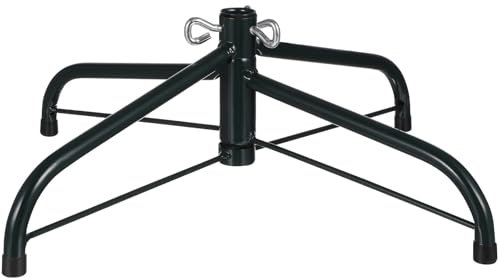 Angoily Christbaumständer für künstlichen Baum - Weihnachtsbaumständer Ständer für Baum klappbar aus Eisen für Weihnachtsbaum aus Metall (40CM)