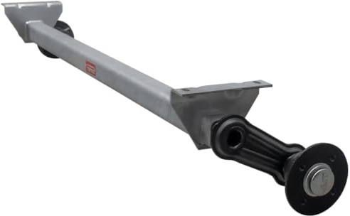 Knott Eje sin Freno 750 kg para Remolque Ligero, Suspensión de Torsión Estable de 1260 mm y Bujes de 1560 mm, Anclaje 4x100 para Garden Trailer y Moto 1