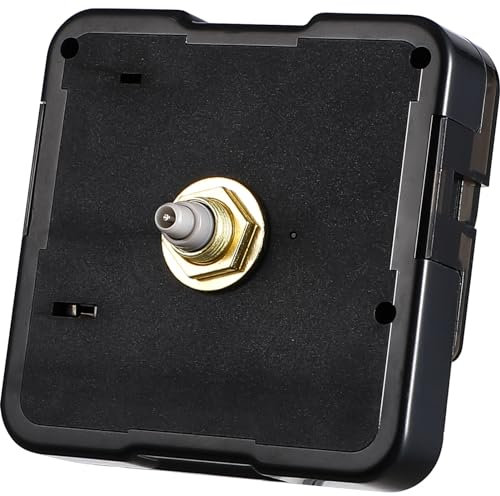 DOITOOL Quarz Wanduhrwerk: Uhrwerk Lautlos Uhrwerk Für Wanduhr Bewegungsmechanismus Uhrwerk Batteriebetriebenes Uhrzubehör Für Den DIY-Uhrenersatz Quarz Uhrwerk