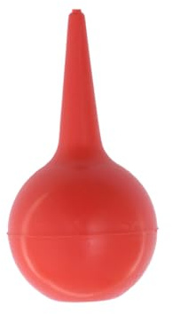 FRCOLOR Lavador de Oídos de Goma Rojo de 30ml Succión Suave y Diseño Antideslizante para Limpieza Segura en Bebés y Personas Mayores