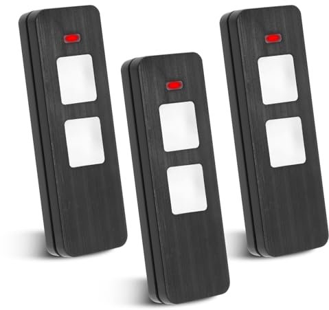 868MHz Fernbedienung Garagentor, 2 Kanäle Fernbedienung Kompatibel mit Sommer loq2, für 4018V000 4/4015862001900/S10019-00001 Fernbedienung (3PCS)