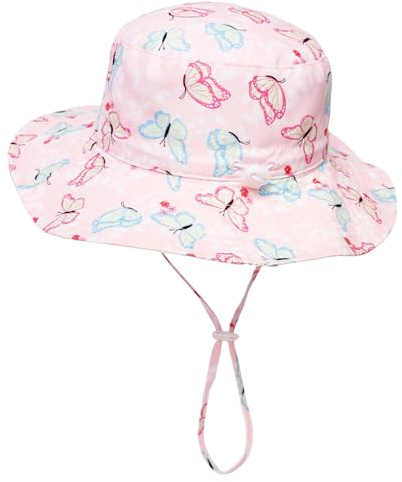 Jupsk Solhatt baby flicka anti-UV fiskarhatt enhörning dinosaurie sommar mössa för barn pojke 1–5 år, 12-24 M�nader