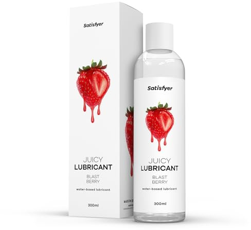 Satisfyer Blast Berry 300 ml | Wasserbasiertes Gleitmittel für empfindliche Haut | Öl- & fettfrei, leicht abwaschbar & kondomgeeignet | Gleitfreudig & hautfreundlich