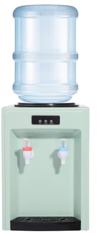 Distributore di acqua, 500 W, distributore acqua elettrica, fredda e calda, calda domestica (verde)