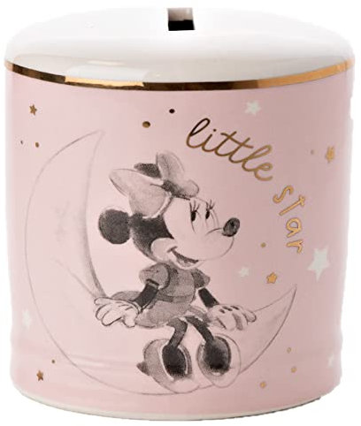 Widdle Gifts Ltd Disney Baby Ceramic Money Box Bank - Minnie Mouse 0405