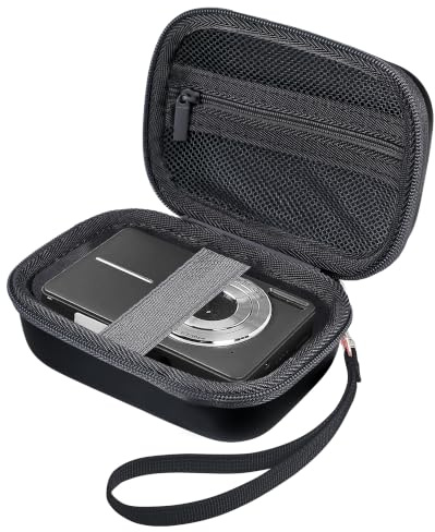 Leayjeen Digital Camera Case for IXNAIQY/Kodak PIXPRO FZ55 - Black | Compatible with Kodak FZ45/QIVORO, with Shoulder Strap and Handle, Zippered Mesh Pocket, Hard EVA Shell (Case Only)