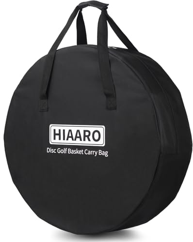 HIAARO Disc Golf Basket Carrying Bag, Disc Golf Portable Water Resistant Transit Bag