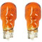 cyclingcolors 2x Lampadina 12V 10W T13 W2.1x9.5d wedge freccia lampada lampadine luce auto moto ciclomotore scooter cruscotto frecce, arancia
