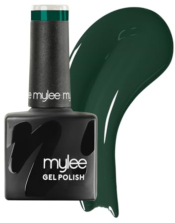 Mylee Gelnagellack, 8 ml [Green Velvet] UV/LED-manikyr, pedikyr | Långvarig, för professionell användning i salongen och hemma [Green Range] – vegansk och fri från djurförsök