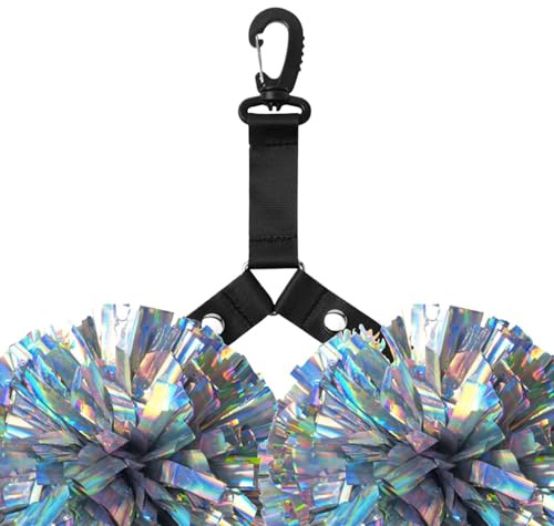 Attache Pompon Sac - Porte-Pompons De Cheerleading - Sangle En Nylon 21,6x2,54 Cm | Support Pour Sac À Dos Avec, Accessoire Danse Et École, Attache Équipement Sportif