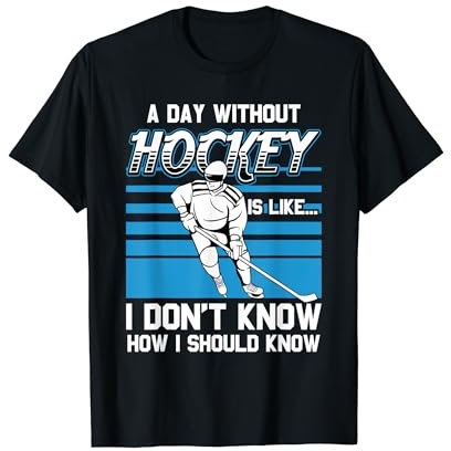 Eishockeyschläger Puck Eissport Eishockey T-Shirt