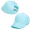 outfit spring Baseball Cap Damen Kappe Sommer Basecap Pferdeschwanz, Verstellbar Frauen Ponytail Cap Baseballmütze Mesh Atmungsaktiv Sonnenhut Freizeit Kappe mit Zopfloch Outdoor Sports Dreieck Blau